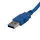 StarTech.com USB3SAB6 1.83m USB A USB A Mâle Mâle Bleu câble USB