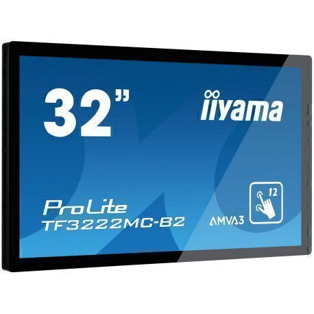 iiyama TF3222MC-B2 visualizzatore di messaggi 80 cm (31.5") LED Full HD Nero