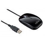 Fujitsu M420NB ratón USB Óptico 1000 DPI Ambidextro Negro