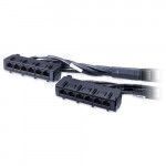 APC 23ft Cat6 UTP, 6x RJ-45 - 6x RJ-45 networking cable 7 m U UTP (UTP) Black