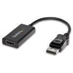 StarTech.com DP2HD4K60H adaptador de cable de vídeo 0,195 m DisplayPort HDMI tipo A (Estándar) Negro