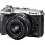 Canon EOS M6 + EF-M 15-45mm 3.5-6.3 IS STM MILC 24,2 MP CMOS 6000 x 4000 pixels Noir, Argent