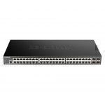 D-Link DGS-1250-52X Netzwerk-Switch Managed L3 Gigabit Ethernet (10 100 1000) Schwarz