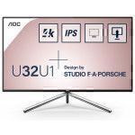 AOC Style-line U32U1 monitor piatto per PC 80 cm (31.5") 3840 x 2160 Pixel 4K Ultra HD LED Nero