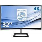 Philips E Line 328E1CA 00 LED display 80 cm (31.5") 3840 x 2160 Pixel 4K Ultra HD LCD Curvo Nero