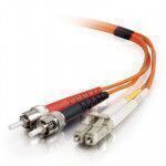 C2G 85497 câble de fibre optique 10 m OFNR LC ST Orange