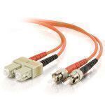 C2G 85485 câble de fibre optique 7 m OFNR SC ST Orange