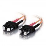 C2G 85479 câble de fibre optique 30 m OFNR SC Orange