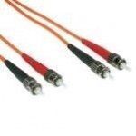 C2G 10m ST ST LSZH Duplex 62.5 125 Multimode Fibre Patch Cable câble de fibre optique Orange