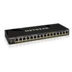 Netgear GS316PP Unmanaged Gigabit Ethernet (10 100 1000) Black Power over Ethernet (PoE)
