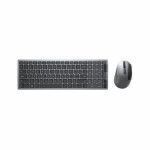 DELL KM7120W keyboard RF Wireless + Bluetooth QWERTY French Gray, Titanium