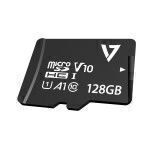 V7 128GB U3 V30 A1 Micro SDXC Card CL10 UHD + Adapter