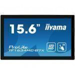 iiyama ProLite TF1634MC-B7X monitor pantalla táctil 39,6 cm (15.6") 1920 x 1080 Pixeles Negro Multi-touch Multi-usuario