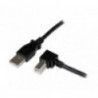 StarTech.com Câble USB 2.0 A vers USB B Coudé - 2 m - Noir