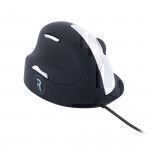 R-Go Tools R-Go HE Break Mouse, Ergonomic mouse, Anti-RSI software, Large (Hand Size above 185mm), Left Handed, Wired
