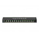 Netgear GS316EPP-100PES switch Gestionado Energía sobre Ethernet (PoE) Negro