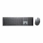 DELL KM7321W keyboard RF Wireless + Bluetooth AZERTY French Grey, Titanium