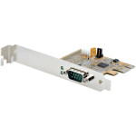 StarTech.com PCI Express Serial Card, PCIe to RS232 (DB9) Serial Interface Card, PC Serial Card w  16C1050 UART, Standard or