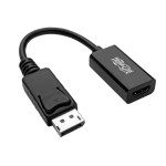Tripp Lite P136-06N-H2V2LB DisplayPort to HDMI Active Adapter (M F), Latching Connector, 4K 60 Hz, DP1.2, HDCP 2.2,Black, 6 in.