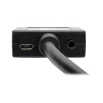 Tripp Lite P131-06N ビデオケーブルアダプタ 0.15 m HDMI HD15, 3.5mm ブラック