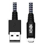 Tripp Lite M100-006-HD Heavy-Duty USB-A to Lightning Sync Charge Cable, MFi Certified - M M, USB 2.0, 6 ft. (1.83 m)