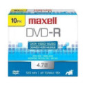 Maxell - Lot de 10 DVD-R - 4.7 Go (120 minutes) 16x - Boîtier étroit