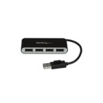 StarTech.com Hub USB 2.0 portable à 4 ports avec câble intégré